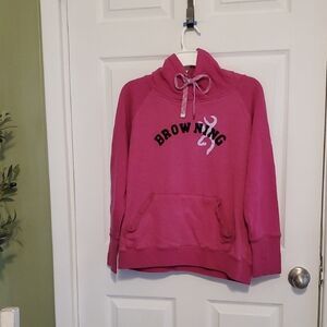 Browning Magenta Hoodie with Logo